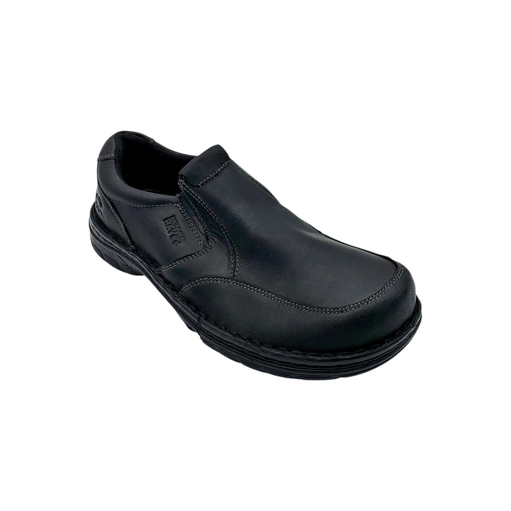 Denver Hayes Men's Danforth Quad Comfort Freshtech Slip-On Shoes Black - Medium